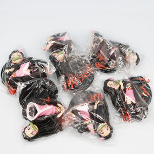 Ensemble de figurines d'anime en PVC, figurine Kamado Nezuko de 9cm, figurine de démon <span class=keywords><strong>Salyer</strong></span>, modèle de jouet, mini figurine Nezuko, 6 pièces - Product Image 3