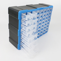 Boîte de rangement en plastique Transparent Organisateur Conteneur Modulaire Assez Capacité pour LEGO