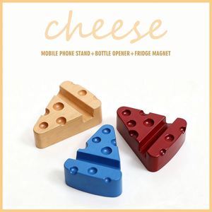 3 in 1 Creative Cheese Fridge Magnet Bottle Opener, Cute Log Style Phone Stand, Promotional <b>Gift</b> Factory Wholesale - Product Image 2