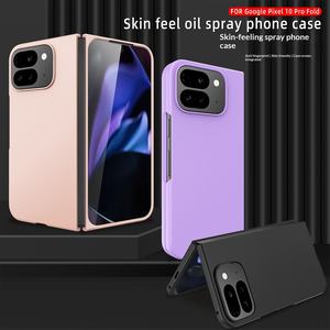 Dernier modèle pour Google Pixel <span class=keywords><strong>10</strong></span> ProFold, étui de téléphone pliable compatible, sensation de peau, confortable, anti-traces de doigts, résistant aux chutes - Product Image 5