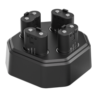 Pupimax pengisi daya baterai dengan 4 buah, Pengontrol nirkabel 2.4v 1400mAh baterai untuk Xbox One S X/Xbox Series X/Xbox One Elite