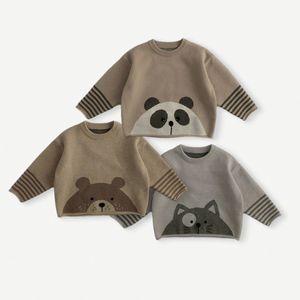 Mùa Thu Và Mùa Đông Trẻ Em Của Áo Len Dễ Thương Phim Hoạt Hình Chàng Trai Cô Gái Dệt Kim Áo Thun Chất Lượng Cao Quần Áo Trẻ Em - Product Image 1