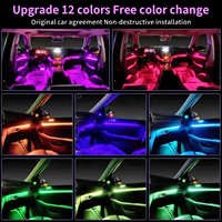 Convient pour les lumières décoratives de voiture Mercedes-Benz 3-colour Upgrade to 12-colour Ambient Lights W166 W218 W292 W212