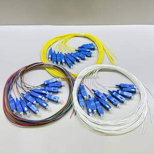Cables de Fibra Óptica Simplex LSZH con Conectores SC, Certificación CE, RoHS y FCC, Baja Pérdida de Inserción, Revestimiento Amarillo - Product Image 6