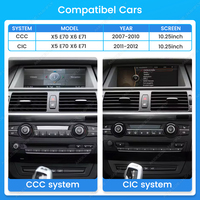MEKEDE EU Stock Envío Gratis Sistema Linux Estéreo para Auto Monitor Táctil Dispositivo Premium para BMW X5 E70 X6 E71 2007-2012 10.25 Pulgadas