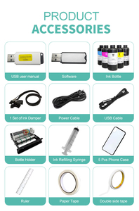 เครื่องพิมพ์อิงค์เจ็ท UV A3 A4เครื่องพิมพ์ UV Dtf พร้อมแพลตฟอร์มสุญญากาศสำหรับโคมไฟกลางคืนทำจากแก้วเคสโทรศัพท์ - Product Image 5