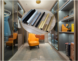 Khung Cửa Tủ Bếp Anodized Màu Đen Mờ Nhôm Định Hình Cho Cửa Tủ Bếp Bằng Kính - Product Image 5