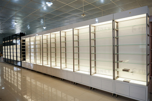 <strong>Retail</strong> <strong>Store</strong> Fixture Shop Interior Design Wall Display Cabinet Perfume Cosmetics Display Rack with LED <strong>Light</strong> - Product Image 3