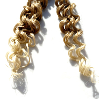 Extensions de cheveux synthétiques bouclés lâches style bohème ombré pour femmes, en fibre haute température, tresses GOGO bouclées