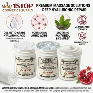 Crème de massage à l'huile d'olive pour réparer les peaux sèches et apaiser les muscles endoloris, formule hydratante corps entier - Product Image 2