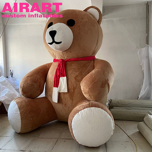 Christmas Stage Decoration Lovely Inflatable <strong>Bear</strong> Characters Cartoon , Inflatable Mascot <strong>Bear</strong> Inflatable Yellow Cute <strong>Gummy</strong> <strong>Bear</strong> - Product Image 2