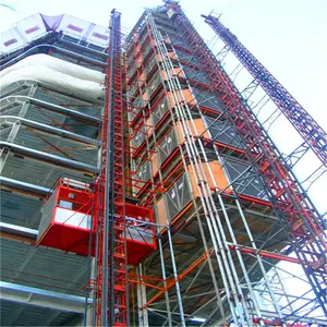 ZK Hot Sale Rack And Pinion Mast Climb Elevator Passenger Lift Construction Hoist