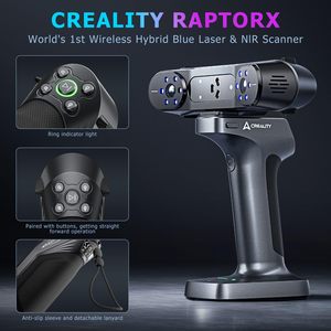 Creality Raptor X 3D Scanner 0.02 mm Accuracy 60fps Scanning Wi-Fi 6 Wireless <strong>Scan</strong> 34+7 Blue Laser NIR <strong>Light</strong> 3D Printing Scanner - Product Image 5