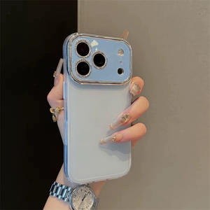 Coque de téléphone antichoc en gelée scintillante haute couture avec grande fenêtre, couverture intégrale, compatible iPhone 17 Pro - Product Image 1