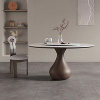 Französisch Retro Modern Luxus Massivholz Esstisch Wasser tropfen Bein Nordic Style Assembled für Home Restaurant Verwendung