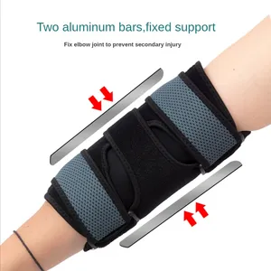 1 adet Dirsek Desteği Gece Dirsek Uyku Desteği Sabitleyici 2 Çıkarılabilir Metal Atel Kapsamlı Koruma Kübital Tünel - Product Image 2