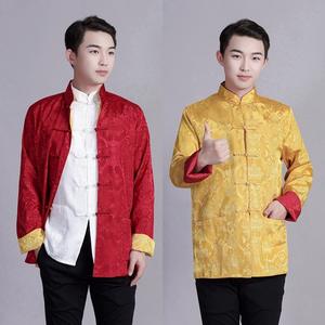 เสื้อเชิ้ตผู้ชายสไตล์จีนโบราณ คอจีน ชุดกังฟู ชุดถังสูท เสื้อฮั่นฝู เสื้อไทเก๊ก ชุดวูซู - Product Image 2