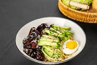 Pasta de Soja Natural Pura (Dulce y Salada) de 14 kg, Hecha a Mano, Jjajangmyeon Coreano/Noodles, Caja Económica para Catering, Venta al Por Mayor de Fábrica