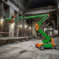 Plateforme élévatrice articulée électrique autopropulsée MEWP 20m, bras articulé, capacité 250kg, acier au manganèse, CE