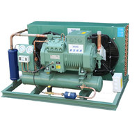 Unité de condensation à compresseur à piston semi-hermétique refroidi par air KUB500 5HP avec compatibilité R-404A pour utilisation en entrepôt frigorifique
