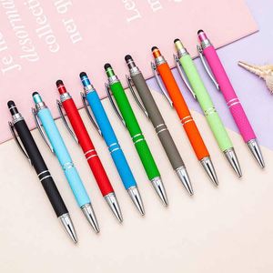 Nuevos Bolígrafos Personalizados Multicolor al por Mayor con Logotipo Impreso, Bolígrafo de Metal con Punta de Goma Suave y Función Táctil - Product Image 1