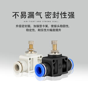 Vanne de régulation pneumatique SA, tuyau d'air réglable, taille de port 1/4 pouce, commande manuelle pour la régulation du débit d'air, vanne haute pression - Product Image 3