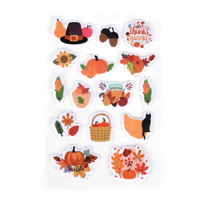 Autocollants gonflés personnalisés ODM pour la Sainte-Guerre des oiseaux, autocollants 3D animaux de haute qualité pour enfants, 12 feuilles, marque privée - Product Image 3