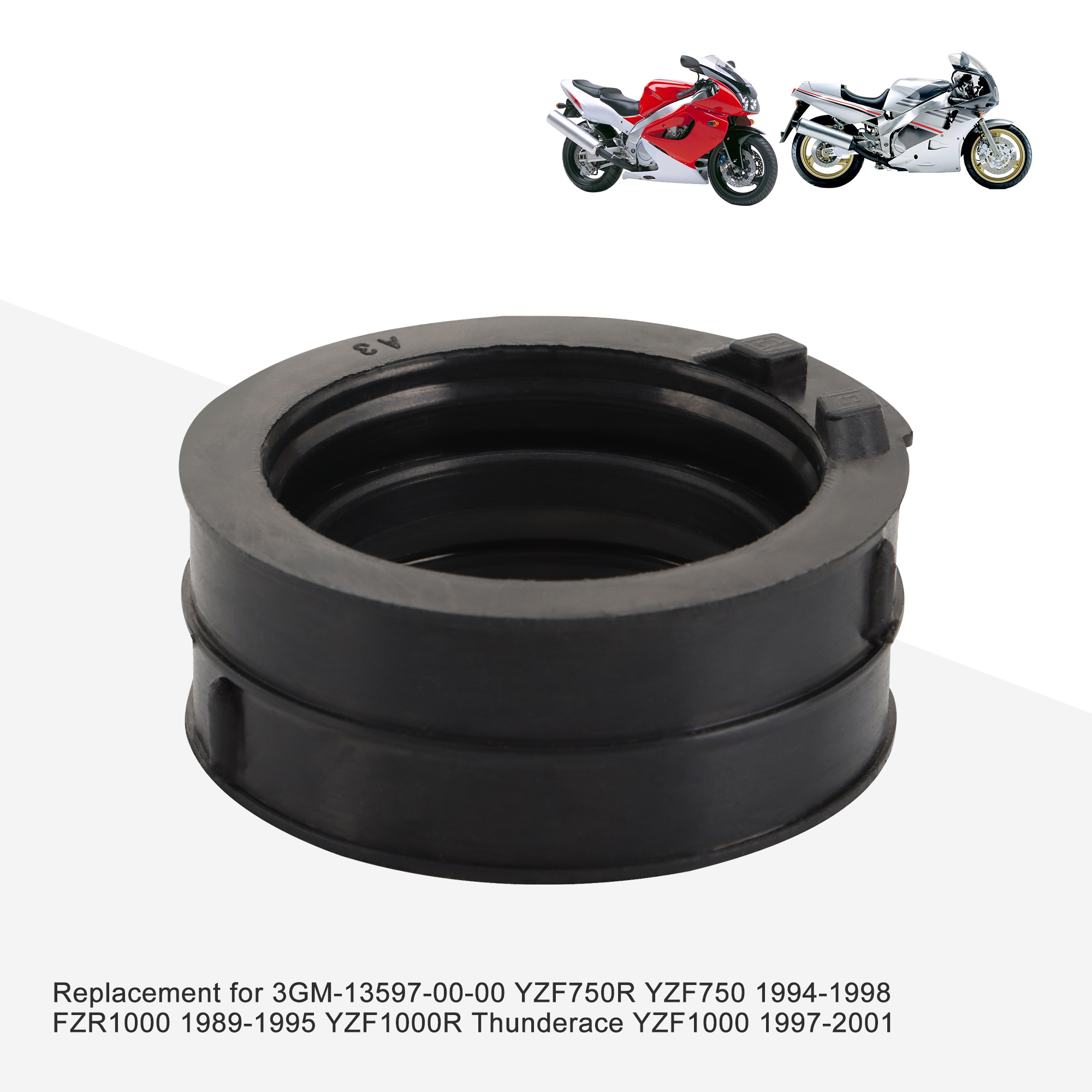 GOOFIT Mottorcycle 3GM-13597-00 Carburetor Joint Intake Interface