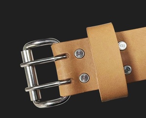 Alta qualidade búfalo couro powerlifting ginásio cinto treino cintos ginásio peso levantamento de peso do couro transporte da Espanha - Product Image 6