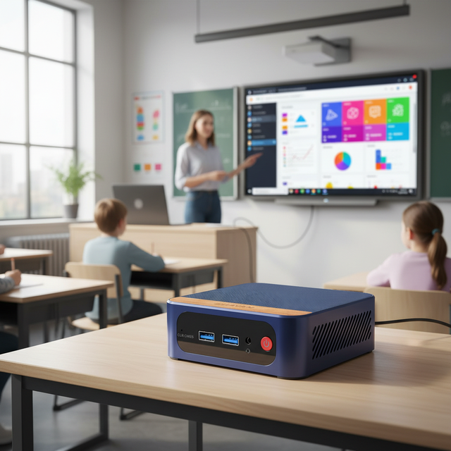 Ultra Compact 4-Core Mini PC Intel N150 16GB/2TB SSD Dual for USB3.2 Integrated Graphics Low Power Win11 Desktop