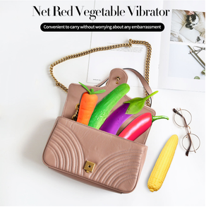 Vibrador realista de frutas y verduras de silicona para mujer con palo AV de 10 velocidades masajeador de masturbación de Navidad regalo - Product Image 4