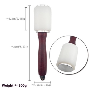 Martillo Industrial <span class=keywords><strong>de</strong></span> Latón y Acero al Carbono con Cabeza <span class=keywords><strong>de</strong></span> Nylon para Trabajos en Cuero y Carpintería, Maza <span class=keywords><strong>de</strong></span> Material <span class=keywords><strong>de</strong></span> Goma - Product Image 5