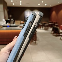 Casing Kulit PU Mewah Minibook untuk iPhone 16 15 13 12 11 14 17 18 Pro Max Mini 16 Plus, Pelindung Ponsel TPU Lembut Anti Benturan