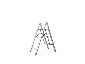 VENTA CALIENTE Escalera de aluminio de 3 escalones <span class=keywords><strong>para</strong></span> uso doméstico ligero Fácil con piezas de plástico - Product Image 5