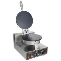 Machine à gaufres roulées à tête unique 1,2 kW Contrôle de la température 50-250 ° Gaufrier électrique commercial pour boulangerie et café