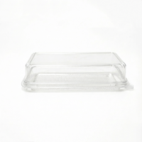 Emballages personnalisés, sûrs, recyclables, transparents, en plastique PET pour biscuits, gâteaux, pain, emballages de boulangerie avec couvercles