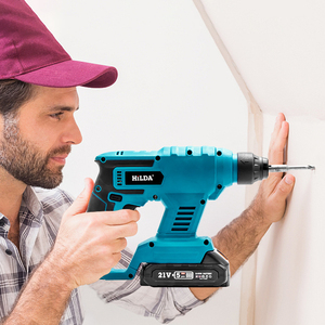 Perceuse à <span class=keywords><strong>percussion</strong></span> électrique sans fil à moteur sans balai 21V avec <span class=keywords><strong>mandrin</strong></span> SDS-Plus et batteries 2PCS - Product Image 4