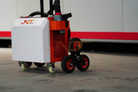 Machine de nettoyage laser pulsé refroidie par air 500W, nouvelle source laser JPT, 13 modes de nettoyage, conception portable en valise-chariot, pour la rouille du bois
