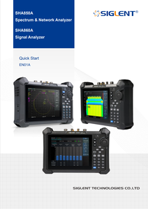 Analyseur portatif série Siglent SHA861A SHA862A - Product Image 3