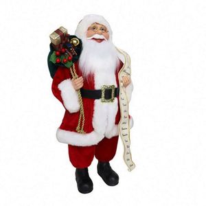 Christmas Santa Claus Resin Statue Ornament European Style Eco-Friendly Indoor Use <b>Creative</b> Craft - Product Image 6