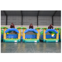 Château gonflable de qualité commerciale Jungle Gorilla pour enfants, avec souffleur