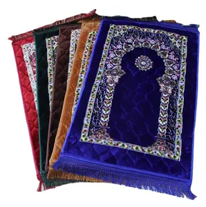 Оптовая продажа мусульманских молитвенных ковриков Redsun с компасом, исламский молитвенный коврик