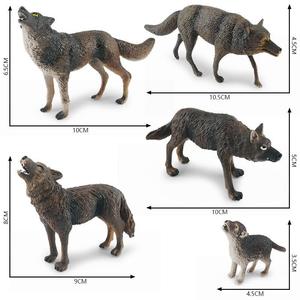 <span class=keywords><strong>Serie</strong></span> Xinhen Cross-border Simulation Brown <span class=keywords><strong>Wolf</strong></span>: Modello statico da scrivania con funzioni di urlo, caccia, allevamento e camminata. - Product Image 4