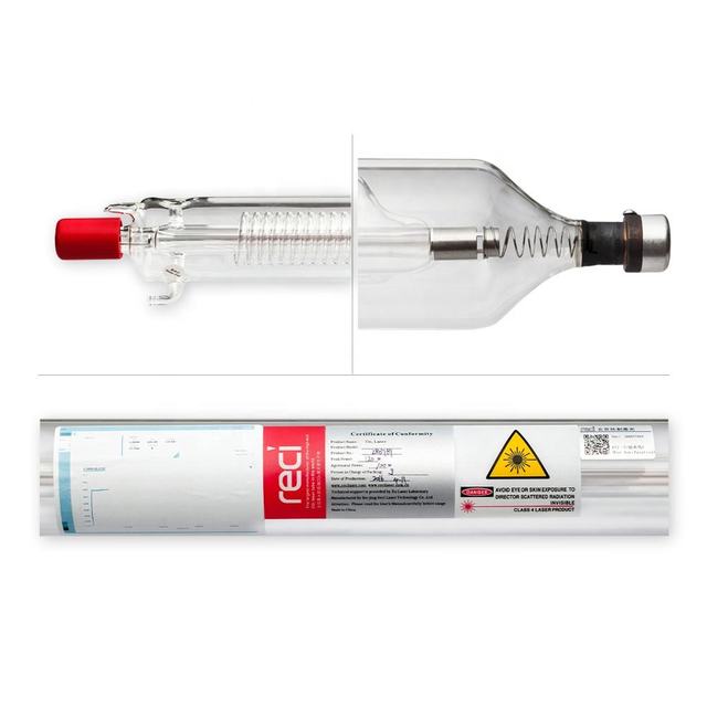 Affordable RECI Laser Tube 80W 80 Watt W1 T1 Glass Laser Equipment Parts for Laser Cutter Engraver