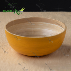 Tazón de Bambú Orgánico Hecho a Mano, Vajilla Desechable Personalizada, Moderna, de Gran Capacidad, Ecológica para Fiestas, Vida Sostenible - Product Image 3