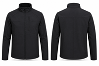 Herren Stichschutzjacke Maßgefertigte OEM Schwarze Softshell Schutzkleidung Sicherheits-Taktische Oberbekleidung Lieferant