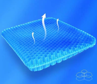 Nouvelle conception, coussin de voiture en gel rafraîchissant, léger, pliable, portable, pour l'été