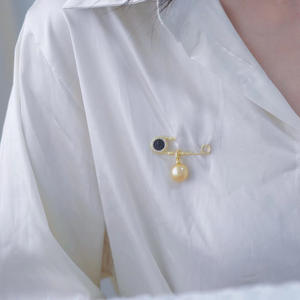 Colgante de Plata S925 con Cuentas de 9-12 mm, Accesorios de Perlas para DIY, Caja Vacía para Colgante de Collar con Forma de Flor, Broches de Moda 31041 - Product Image 3