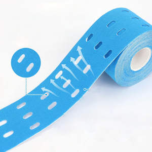 Bande de kinésiologie 5CM en coton perforée, respirante, pour soutien musculaire et articulaire, bande de sport protectrice - Product Image 3