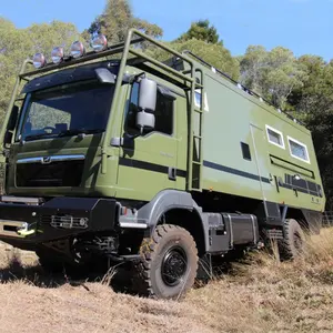 4x4 scivolo fuoristrada su camion spedizione Overland Ttruck Camper vendita camion